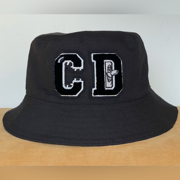 Dior Other - NEVER WORN DIOR x KENNY SCHARF MENS CD LOGO EMBROIDERED BUCKET HAT COTTON LG